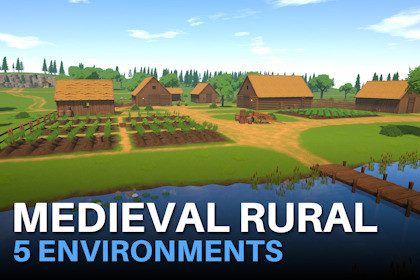 Medieval Rural Environments - Stylized Fantasy RPG Bundle