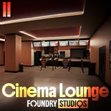 Cinema Lounge Theatre 3d Environment