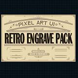 2D Retro Engrave UI/GUI Kit