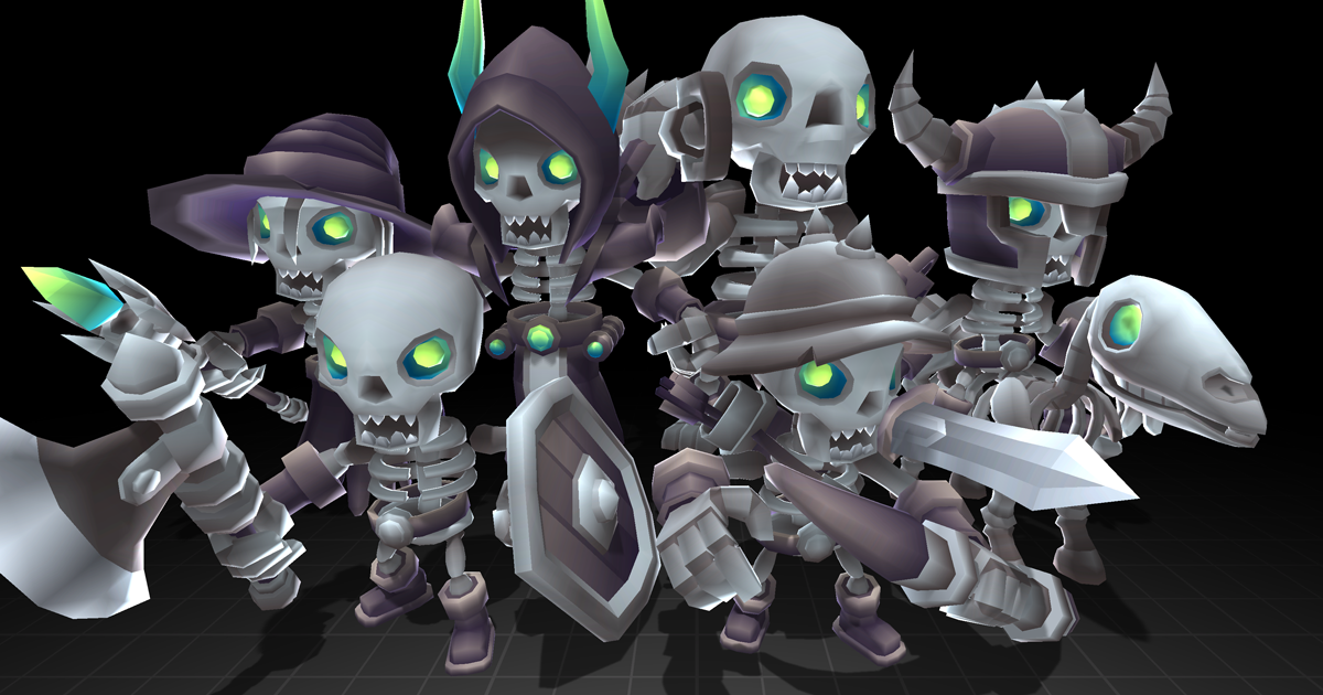 Minions Series - UndeadSet | 3D クリーチャー | Unity Asset Store