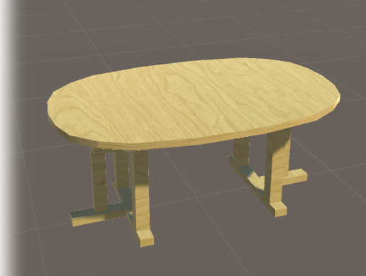 Table Base Unity Oriental Exterior Wood Table | 3D κ°κ΅¬ | Unity Asset Store