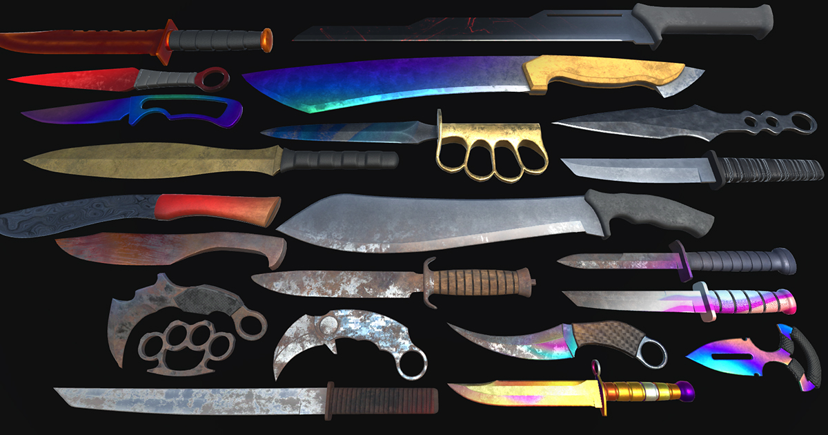 Ultimate Knife Package | 3D Weapons | Unity Asset Store