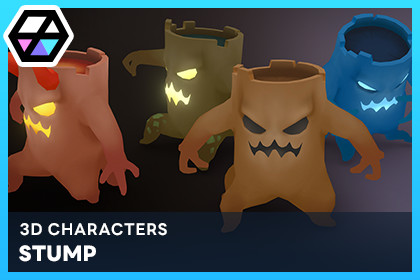 3D Characters - Stump Pack
