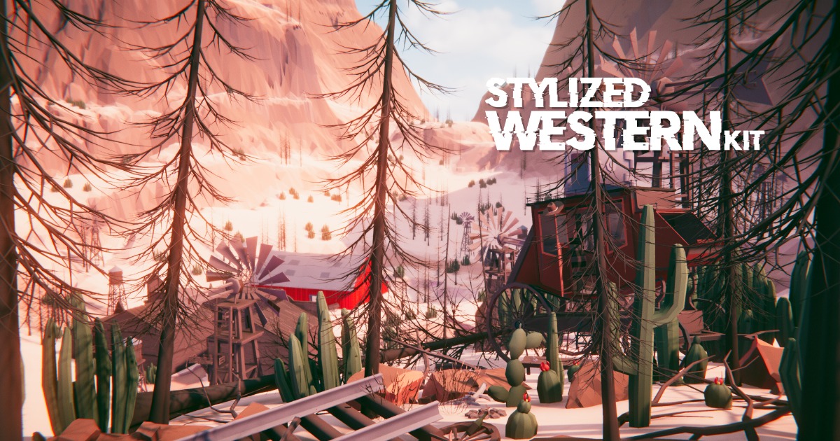 Stylized Western Kit | 3D 주변환경 | Unity Asset Store