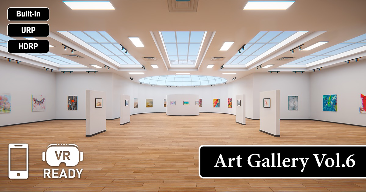 Unity Web Gallery Art Gallery Vol.6 | 3D Environments | Unity Asset Store