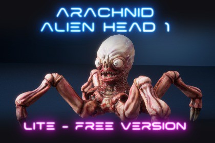 Arachnid-Alien Head Lite
