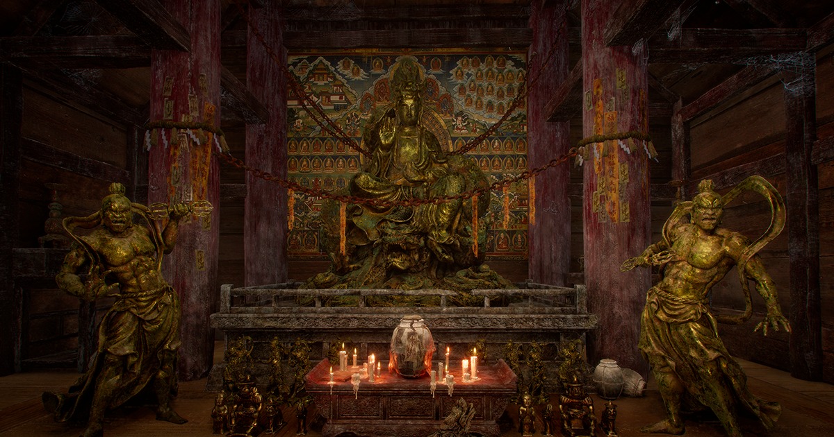 Ancient Dragon Temple: Interior Environment by DanStudios