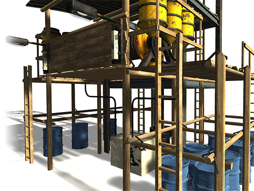 Oil Rig Tower | 3D Characters | Unity Asset Store