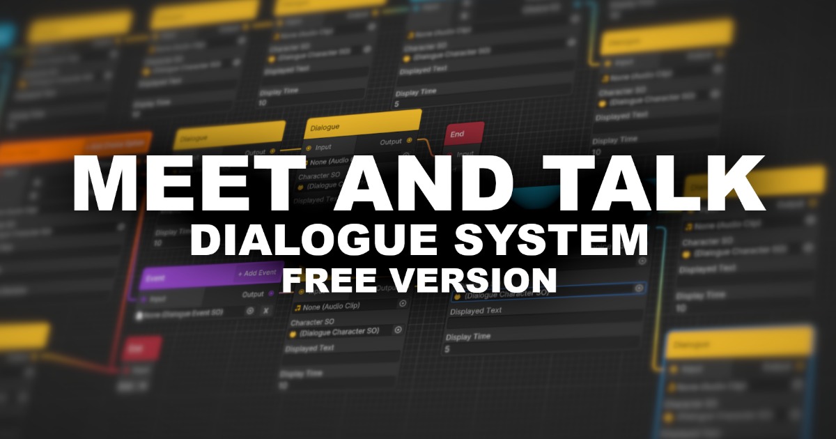 Meet and Talk - Dialogue System - Free Version | Visual Scripting ...