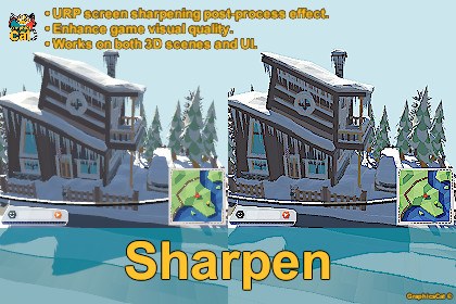 Sharpen - URP Screen Sharpening
