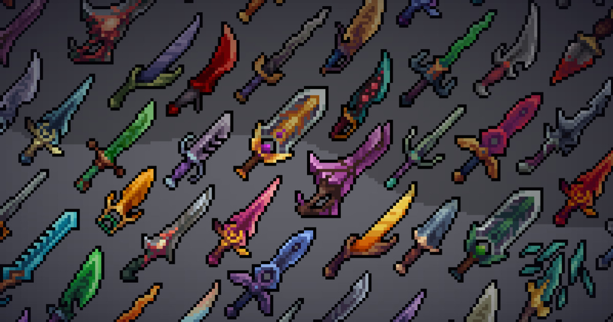 Pixel Blade Pack 1: Swords and Daggers | 2D Icons | Unity Asset Store