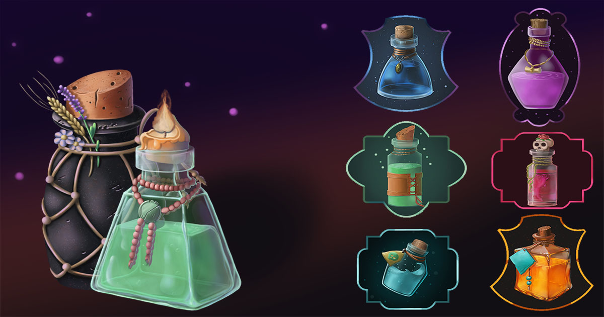 Potions Icons | 2D Icons | Unity Asset Store