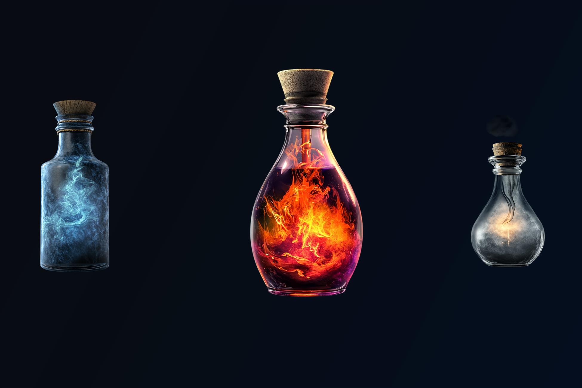 NHC - Misty Potions | 2D Icons | Unity Asset Store