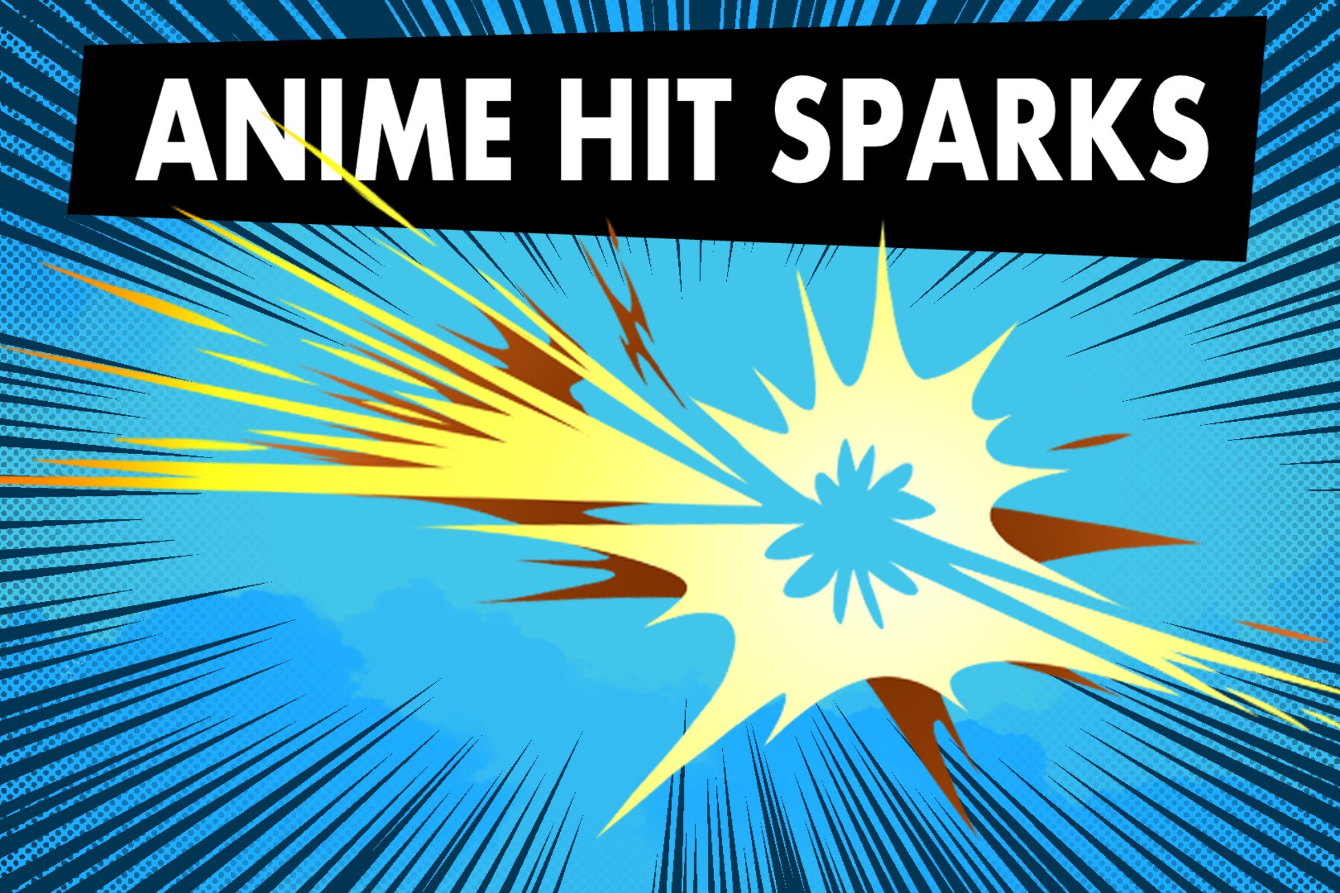 Anime Hit Spark Effects ~ 2D Animated Sprites