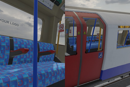 London Tube Subway Train