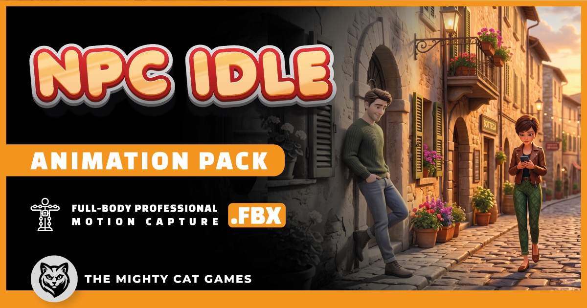 NPC Idle Animation Pack | 3D Animations | Unity Asset Store