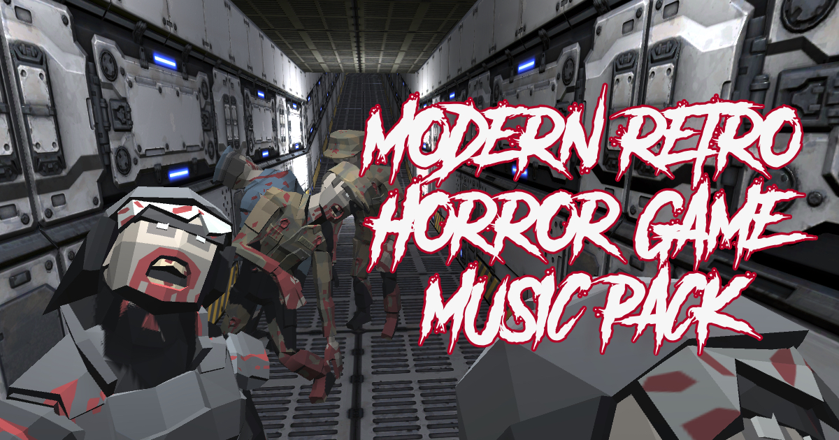Modern Retro Horror Game Music Pack Electronic Music Unity Asset Store