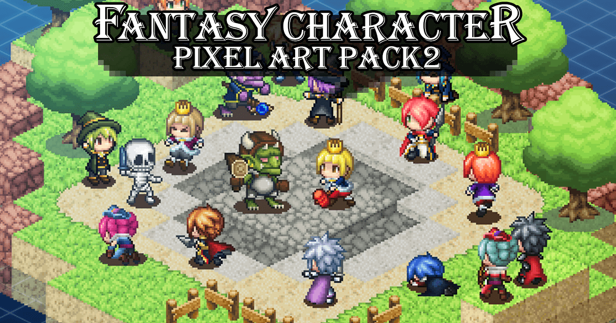 Fantasy dot Character Pack 2 | 2D Characters | Unity Asset Store