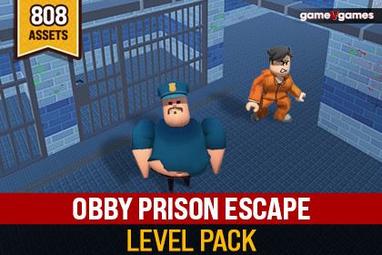 Obby Prison Escape Game Level Pack