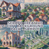 2D Modern City Background Art Pack