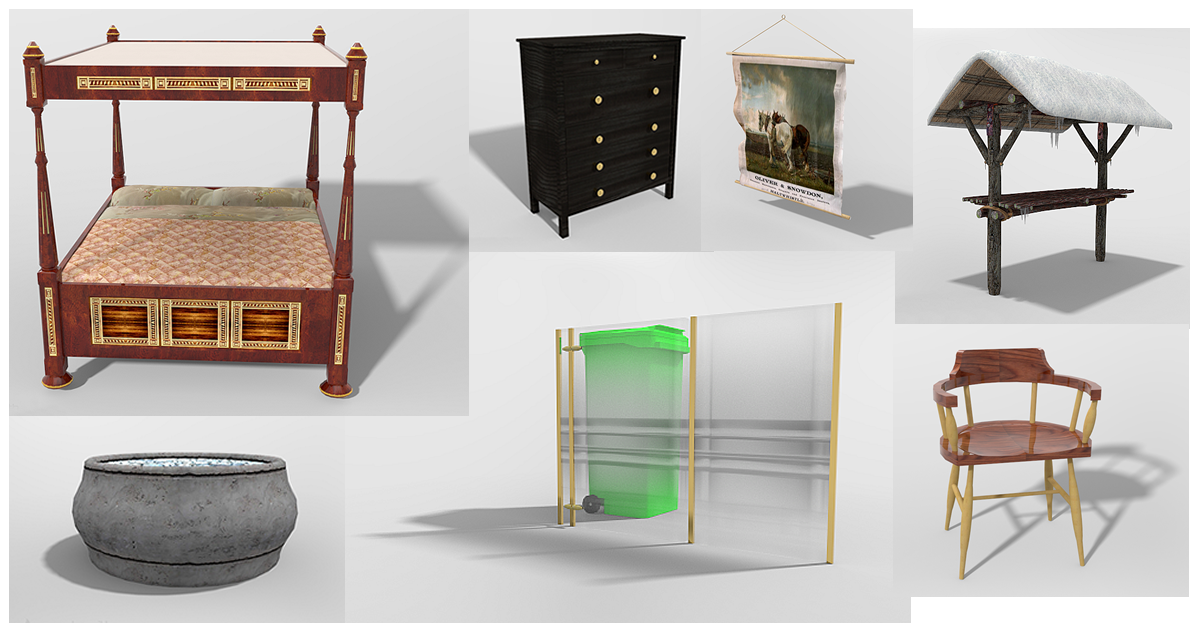 Furniture Using Unity Furniture Pack01 | 3D Furniture | Unity Asset Store