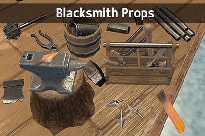 MAR-Medieval Blacksmith Props Pack