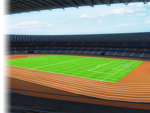 Football Unity Texture Rounded Soccer Stadium | 3D 都市 | Unity Asset Store