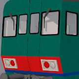 (URP) Simple Italian Train 3D model