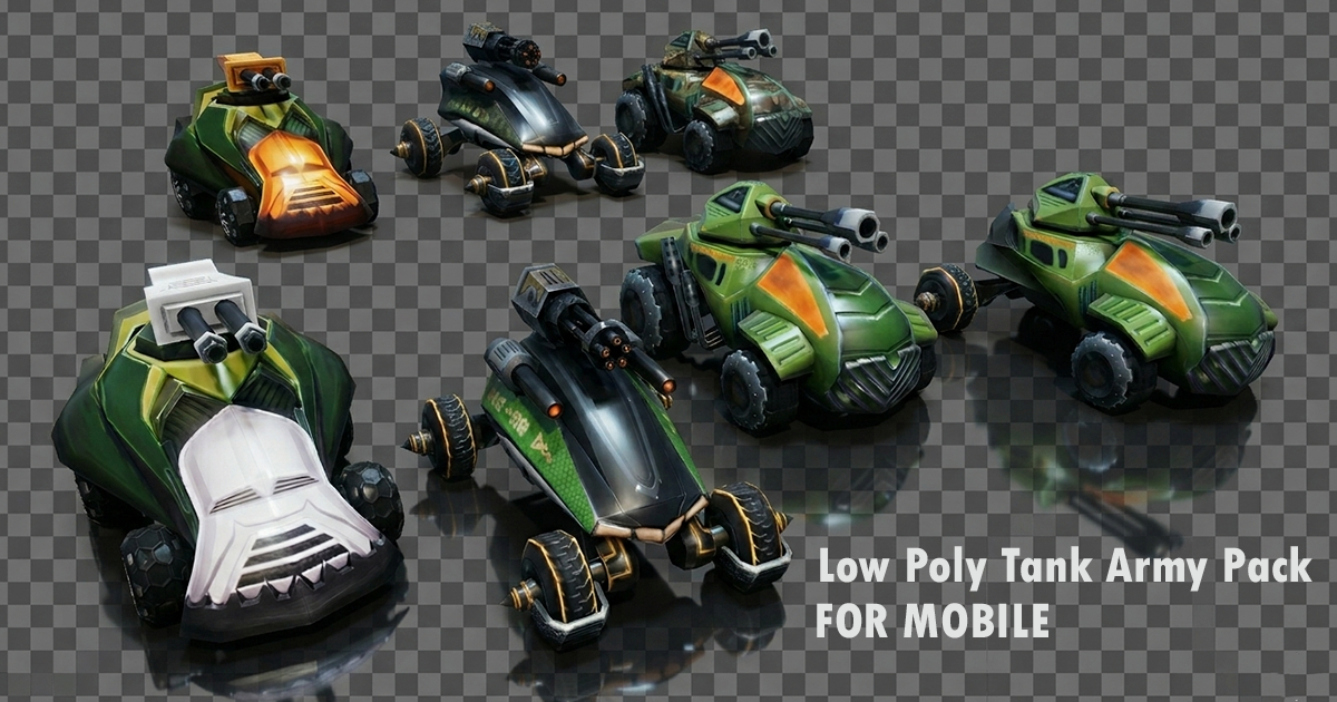 Low Poly Tank Army Pack | 3D Vehicles | Unity Asset Store