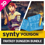Value Bundle – POLYGON Dungeons Pack and Fantasy Dungeon Map