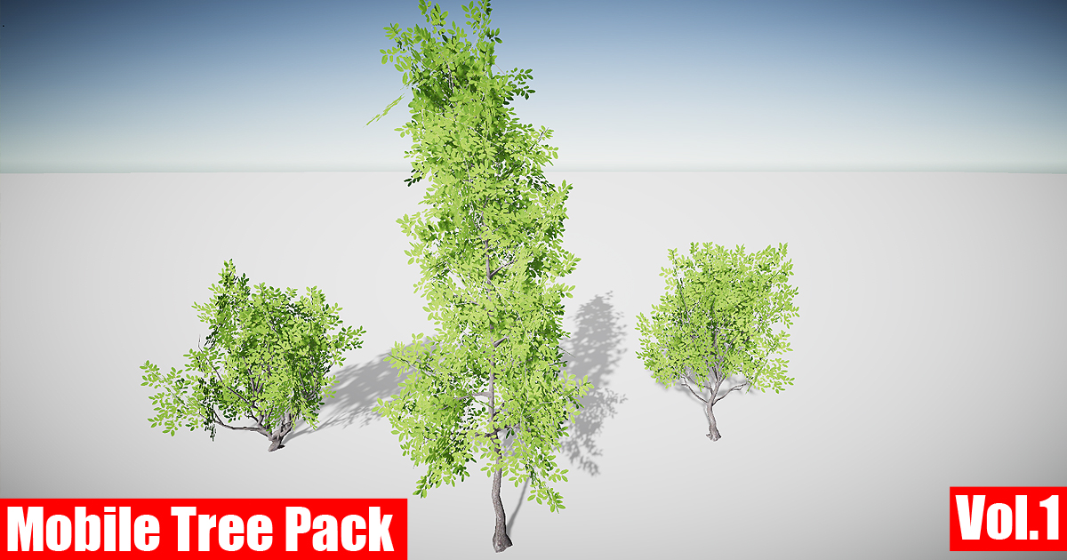 Mobile Tree Pack Vol.1 | 3D Trees | Unity Asset Store