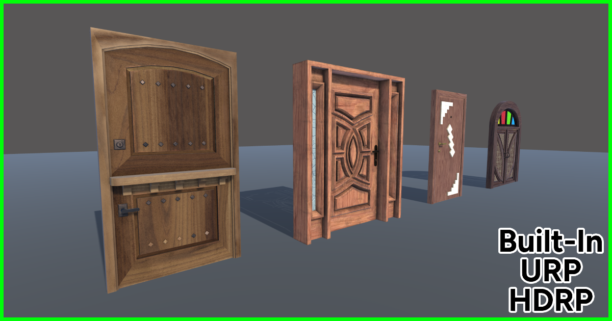 Door Pack - 1 | 3D Props | Unity Asset Store