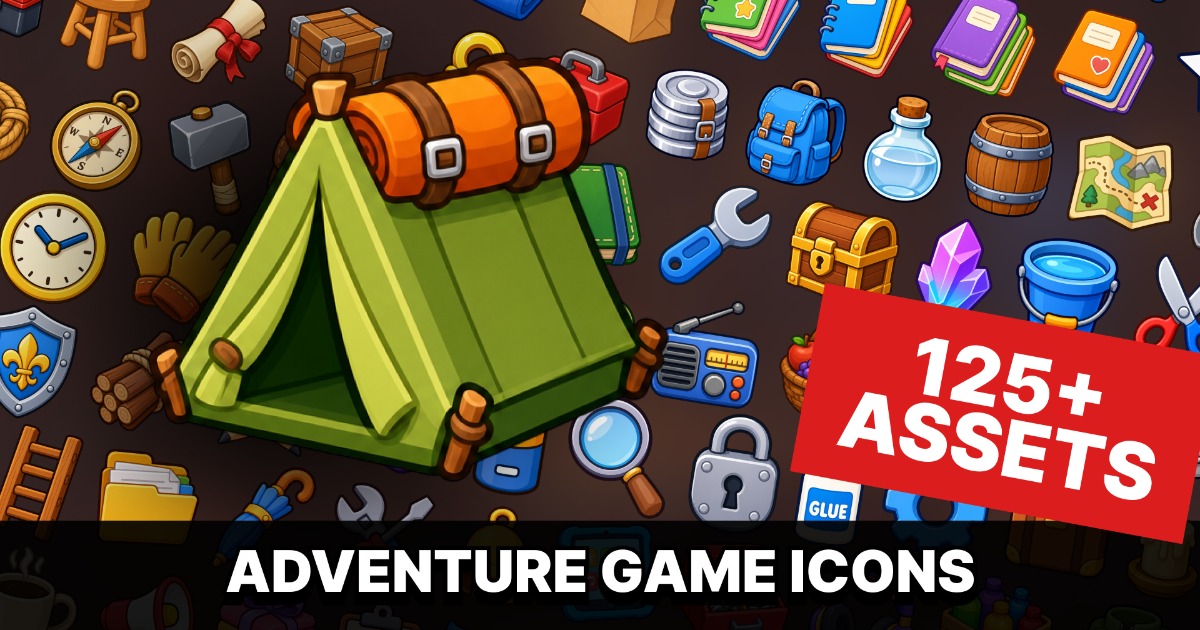 Adventure Utility and Travel Icons Pack for Backpack Camping Quest ...