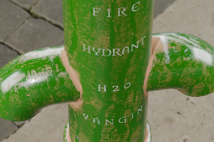 Vintage Cast Iron Fire Hydrant – Low Poly PBR with LODs