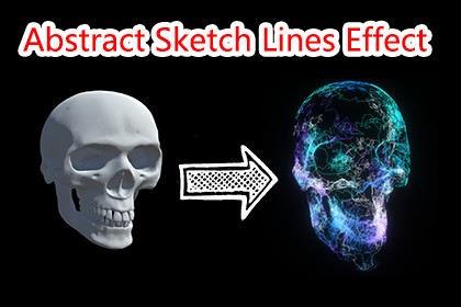 Abstract Sketch Lines Effect By maything