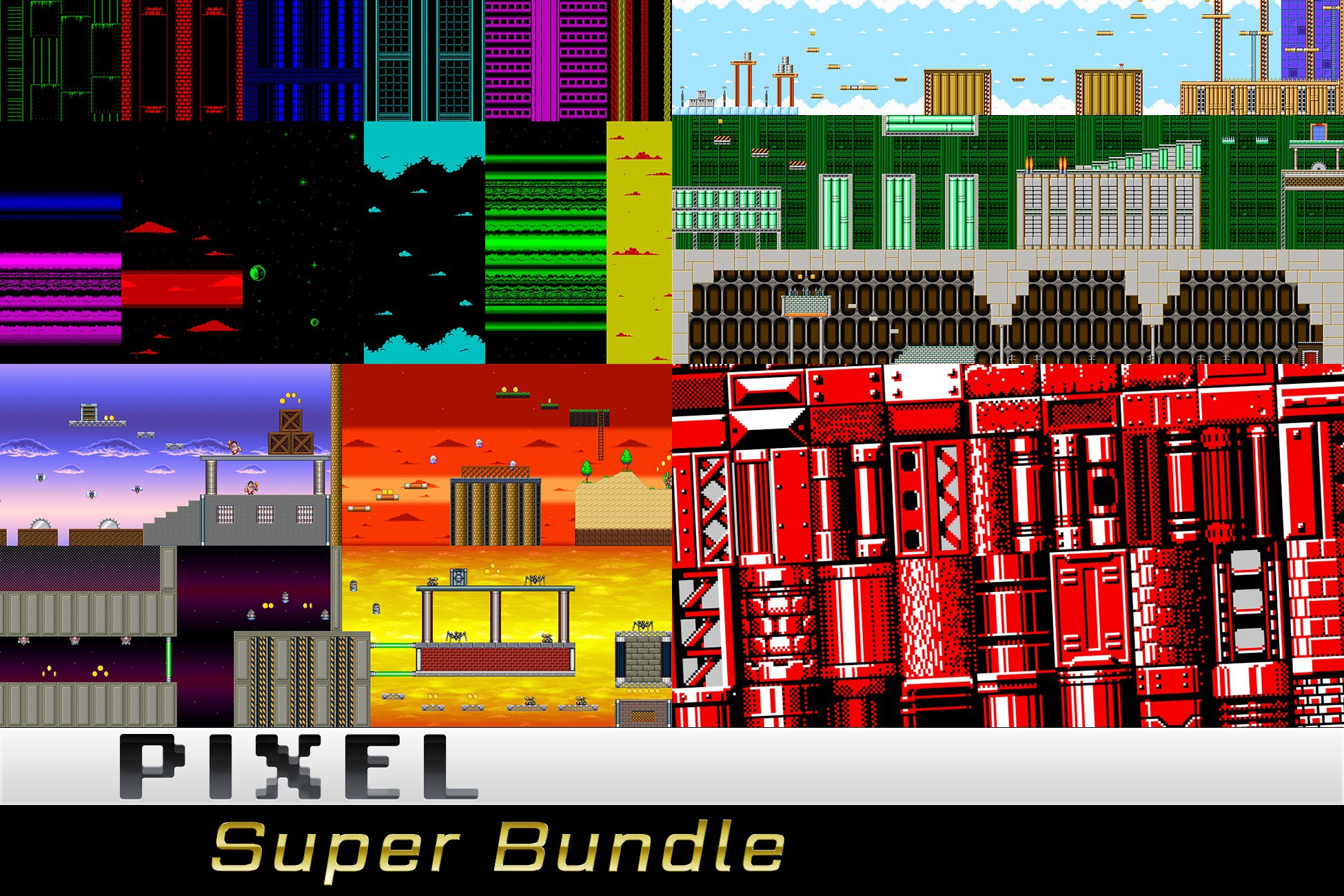 Pixel Super Bundle | 2D Environments | Unity Asset Store