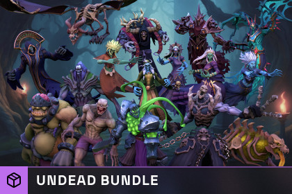 Stylized Fantasy Undead Characters Bundle