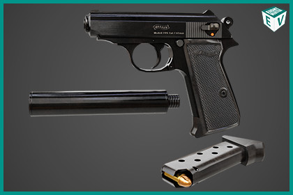 Pistol 05 Black URP HDRP Textures
