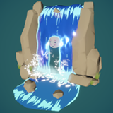 Stylized interactive water