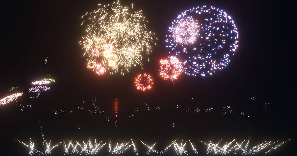 Realistic VFX Particles: Fireworks Pack 02 | Fire & Explosions | Unity ...