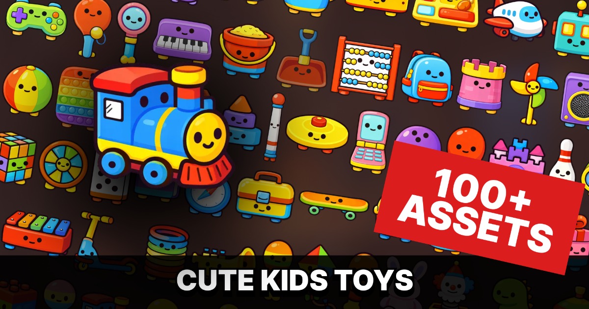 Unity Icon Toy Cute Kids Toys Objects Playroom Icons Casual Educational Puzzle Mobile ...