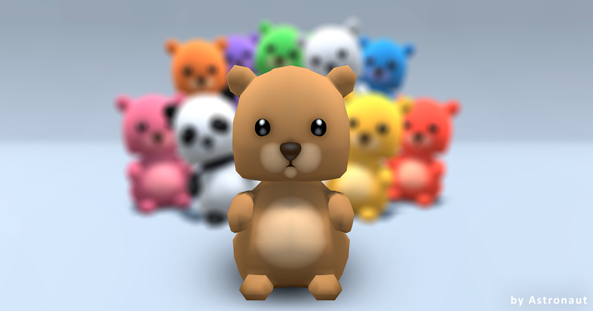Plush Bears | 3D Characters | Unity Asset Store