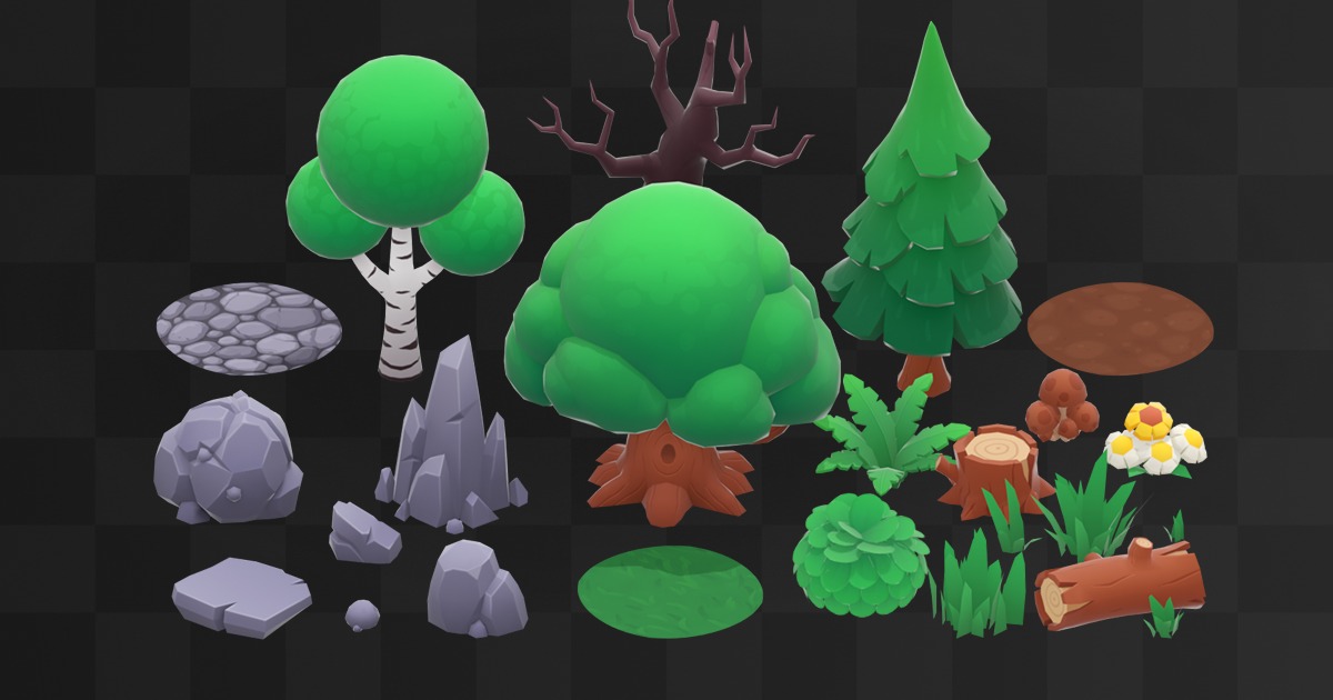 Stylized Forest Environment - Low poly | 3D Environments | Unity Asset ...