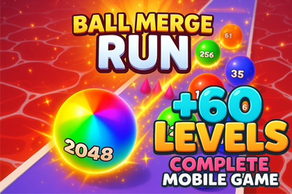 Ball Merge Run - Hyper Casual Mobile Game