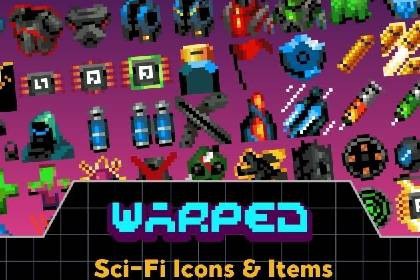 Sci-Fi Icon and Items