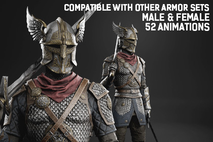 Alatus Knight - Male and Female