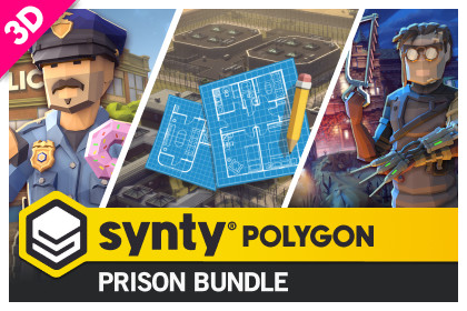Bundle - POLYGON Police Station, Horror Asylum & Prison Map