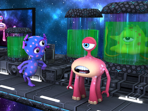 Alien Platform Racing Game Aliens Platform | Characters | Unity Asset Store