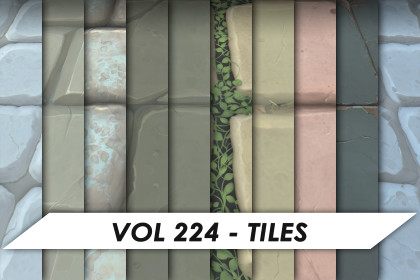Stylized Textures - Vol 224 - Tiles