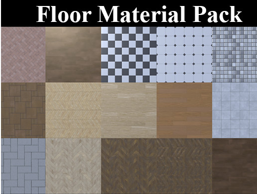 Floor materials pack | 2D Textures & Materials | Unity Asset Store